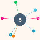 بازی Dots Shot : Colorful Arrow