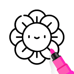 Coloring Book ASMR Drawing