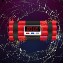 برنامه Cracked Screen with Time Bomb