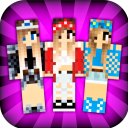 برنامه Girls Skins for Minecraft PE