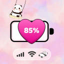 برنامه Emoji Battery Icon Customize