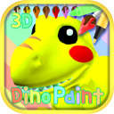 برنامه Dinosaur Coloring 3D - AR Cam