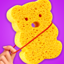 بازی Sponge Art 3D Rubber Band Game