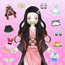 بازی Anime Dress Up & Makeup Doll