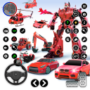 بازی Flying Robot Car Morphing Game