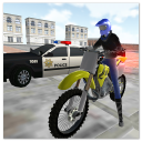 بازی Motocross Racing Cop Game