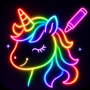 بازی Unicorn Coloring Girl Games