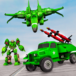 Army Truck Robot Car Game 3d