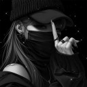 Girl Mask Wallpaper
