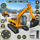 بازی Snow Excavator Construction 3d