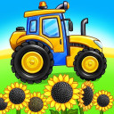 بازی Tractor, car: kids farm games