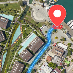 GPS ناوبری - نمای ماهواره سفر