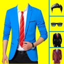 Men casual suit photo editor