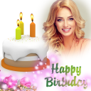 Happy birthday photo frame