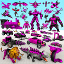 برنامه Crocodile Robot Car Games 3d