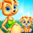بازی Mom pregnant puppy pet daycare