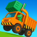 Dinosaur Garbage Truck Games