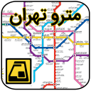 نقشه مترو تهران 96