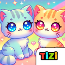 بازی Tizi Cat Games - Cute Cat Town