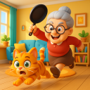 بازی Kitty vs Granny House Chaos