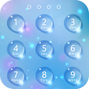 برنامه Lock screen - water droplets