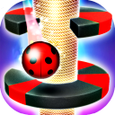 بازی Tower Ladybug Ball Jump