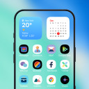 برنامه AiOS launcher: Ai OS