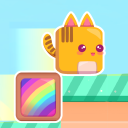 بازی Stacky Cat kawaii runner Game