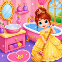 بازی Princess House Cleanup Girls