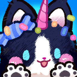 Lovely cat dream party