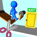 بازی Cut the board - Stickman Riddl