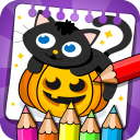 بازی Halloween - Coloring & Games