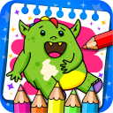 بازی Fantasy Coloring Book & Games