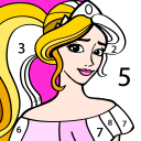 برنامه Princess Coloring by Number
