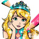 برنامه Princess Coloring Book Glitter