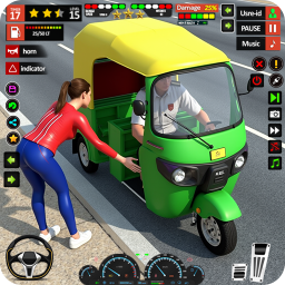 TukTuk Rickshaw Driving Games