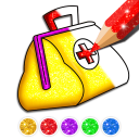 برنامه Toy Doctor Set coloring and dr