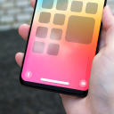 برنامه Transparent Phone Home Bar