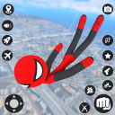 برنامه StickMan Rope Hero Spider Game