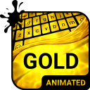 برنامه Gold Keyboard & Wallpaper