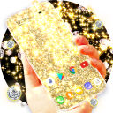 برنامه Golden Glitter Wallpaper