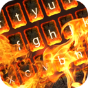 برنامه Burning Keyboard Wallpaper HD