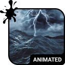 برنامه Stormy Sea Keyboard Wallpaper