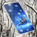 برنامه White Snow 3D Live Wallpaper