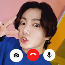 برنامه Jeon Jungkook Fake Video Call