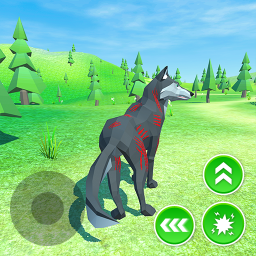 دانلود بازی Wolf vs Tiger Simulator: Wild Family Animals برای اندروید ...