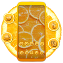 برنامه Orange Slice Theme Launcher