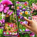 برنامه Flower garden live wallpaper
