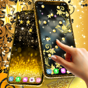برنامه Black gold live wallpaper
