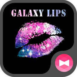 Cool Wallpaper Galaxy Lips Theme